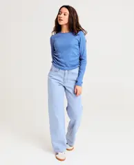 Blauwe jeans, straight fit
