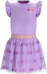 B.Nosy K3 Jurk lila Y604-5842 - maat 134-140