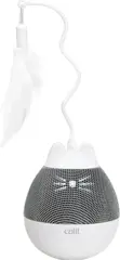 Catit - Speelgoed Voor Dieren - Kat - Ca Pixi Spinner 9x9x23cm Wit/grijs - 1st