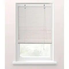 Fenstr rolgordijn bamboe - wit - 150x180 cm