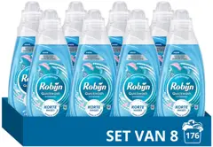 Robijn - Advanced Quickwash Vloeibaar Wasmiddel Puur & Zacht 22 Wasbeurten - 8 x 837 ml - Voordeelverpakking