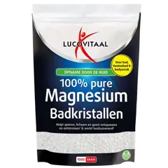 Lucovitaal 100% Pure Magnesium Badkristallen - 1kg