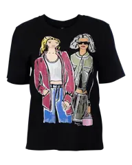 T-shirt print dames – plus size