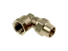Saninstal knie knelkoppeling 22x3/4"F gas