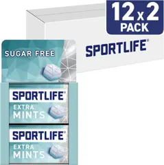 Sportlife Mints extra mints - suikervrije mints 2-pack - 12x(2x35g)