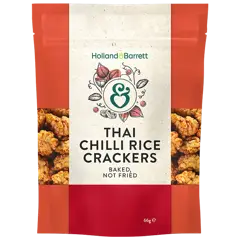 Holland & Barrett Thai Chilli Rice Crackers - 66g