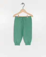 Groene joggingbroek, loose fit