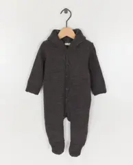 Fleece onesie met voetjes