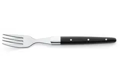 STEAKVORK ROYAL STEAK - ZWART - SET V/6 AMEFA - RVS