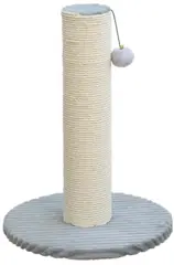 Ebi Marbella Krabpaal - Compacte Krabpaal met Sisal en Corduroy Ligplateau - 40x40x53cm - Lichtgrijs