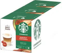 Starbucks by Dolce Gusto capsules Hazelnut Macchiato - 36 koffiecups voor 18 koppen koffie