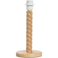 Lampvoet Noan - naturelkleurig hout - 32,5xØ15 cm