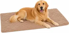 Hondenkussen - orthopedisch hondenkussen - benchkussen memory foam - Weimar Beige XL - extra groot comfortabel hondenkussen - 116cm