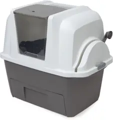 Catit Kattenbak - Incl. 4 Afvalzakken - Grijs/Wit - 67 x 48 x 46 cm