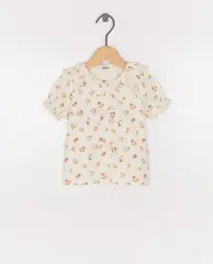 Blouse met bloemenprint