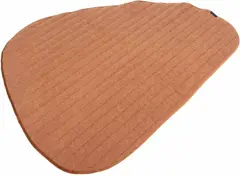 D&D Home Pebble Hondendeken - Dubbelzijdige Plaid Hond - Velours & Teddy - Bankbeschermer - 120x95x2cm - Oranje