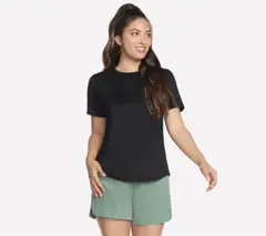 Skechers GODRI SWIFT TEE Dames T-shirt - Zwart
