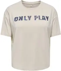 ONLY PLAY - ONPFONT ON SS LOOSE TEE Dames Sportshirt