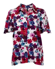 Blouse print – plus size