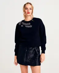 Sweater met parels