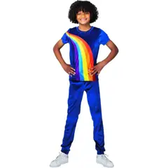K3 verkleedpak ‘Regenboog’ (3-8 j) blauw