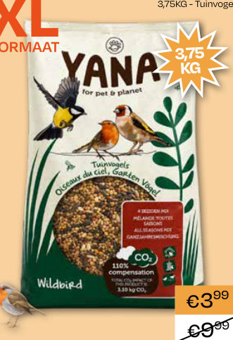 YANA ALL-IN VOGELVOER