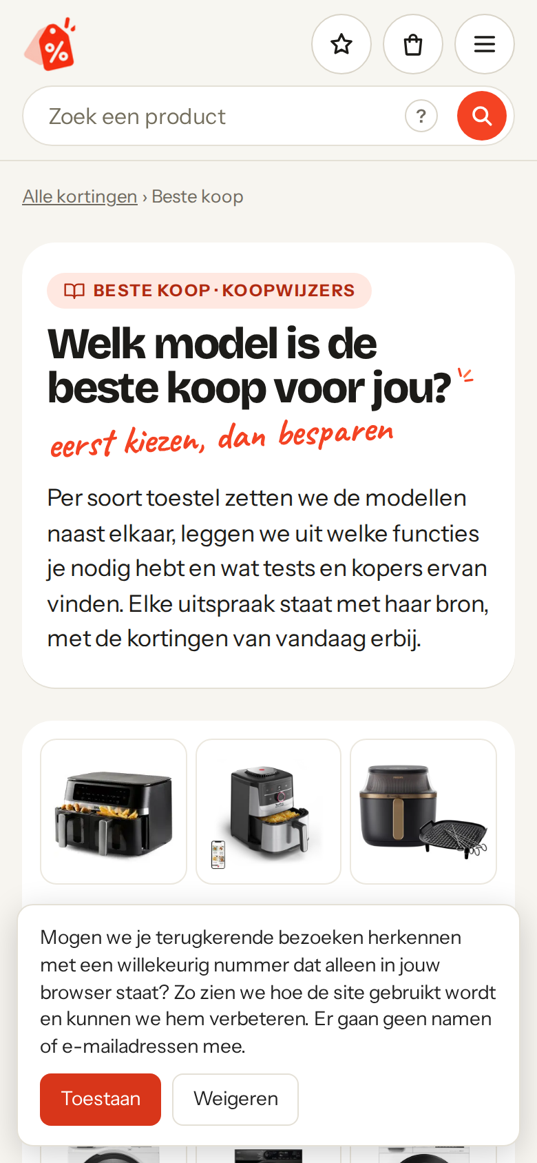 De koopwijzers: modellen vergeleken, met bronnen (telefoon)